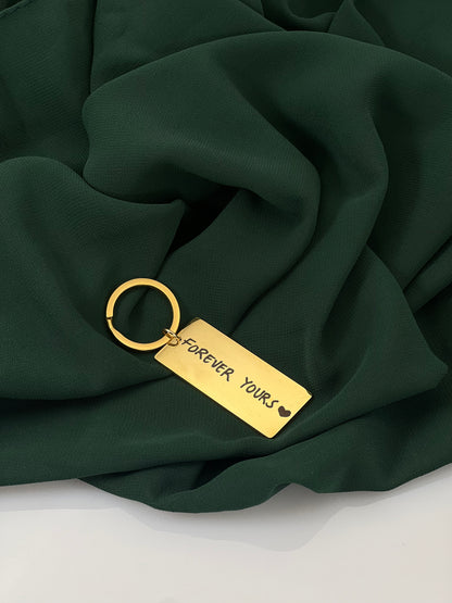 Custom Handwriting / Hand-drawing Engraved Keychain, Gift For Women, Personalized Gift, Best Friends Key Ring, Sisters Engraved Keychain