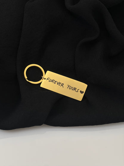 Custom Handwriting / Hand-drawing Engraved Keychain, Gift For Women, Personalized Gift, Best Friends Key Ring, Sisters Engraved Keychain